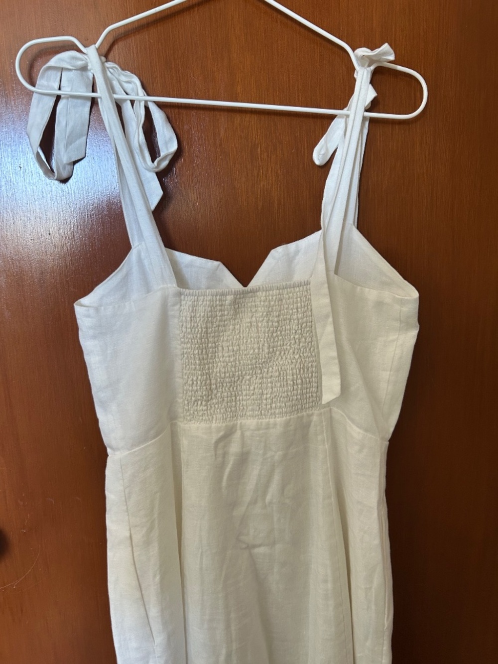 Aritzia Wilfred 100% Linen Midi Dress Size 6 | Fully Lined | Coastal & Parisian - Picture 3 of 7